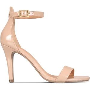 NEW Material Girl Womens Blaire Open Toe Ankle Strap Classic Pumps